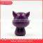 Fashion plastic cat shape coin collection box, custom money box ,cat money box