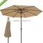 3M PATIO GARDEN UMBRELLA AIRVENT MARKET OUTDOOR NEW PARASOL SUN SHADE