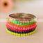 Sparkling Single-row Full Rhinestone Fluorescent Bracelet bangle Fashion Jewelry