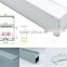 Aluminum LED strip light profile/channel track/housing/mounting AL profile/shapes/Linear profile,LED flooring light