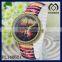 top sale 2014 hot colorful nice design silicone watch for girls