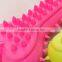 lovelu bone shaped rubber squeaky pet dog chew toy