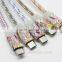 Flat Camouflage Micro USB Charging Data Cable