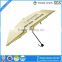 Newest Fashional Cheaper Stock Small MOQ Pongee 3 Fold Umbrella