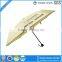 Newest Fashional Cheaper Stock Small MOQ Pongee 3 Fold Umbrella