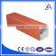 Wooden Grain Square Aluminium Pipe