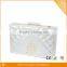 White Color Surface Handmade Leather Jewelry Box