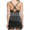 Womens Lace & Satin Slip Sleepwear Backless Silk Chemise Nightgown