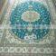 muslim green color handmade carpet