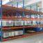 Warehouse pallet flow moveable roller racking