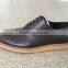 New style Oxfords PU shoes suit men's single rubber soles