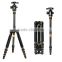 2016 New Upgrade Q777C Professional Photography Portable Carbon Ball Head+Tripod To Monopod For Video Digital Action DSLR Camera
