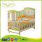 WBC-05A customized color safe bamboo baby wooden convertible crib dimensions