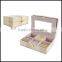 European top grade fine double layer PU jewelry bo antique leather jewelry bo fashion high-end jewelry bo