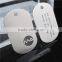 Rubber Case Etched Stainless Steel Dog Tag / America Company Logo Metal Dog Tag