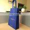 OEM non woven bag with"X" cross handles and 3 colors by silk-screen printing