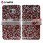 hot new products for 2016 deluxe diamond leather flip cover case for Samsung galaxy S7 with credit card pouch