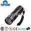 Dry Battery Source Torch 9 LED Bright Light Multicolor 9 LED Torch