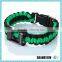 Newest design top quality bottle opener for 550 paracord survival bracelet