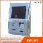 Wall Hanging Electronic Payment Kiosk; Card Reader Kiosk; Interactive Touch Screen Kiosk with Receipt Printer