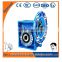 Small worm gear box with electric motor