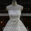 2015 Sleeveless Transparent Tulle Butterfly Wedding Dress Short Ball Gown