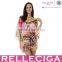 RELLECIGA 2016 Jungle Leaf Sheer Chiffon Beach Dress