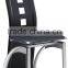 Z608-2 Modern deisgn holes back cheap pvc dining chair