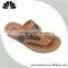new design lastest pu injection soft new mould men brown slippers 2016