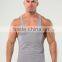 Fitness gym mens stretch fit tank top performance stringer plus size bodies jersey tanks