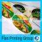 custom self adhesive food label/transparent label