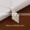 2015 Wholesale 925 solid silver snake chain statement necklace