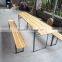 wooden beer table sets