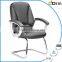 Black low price nylon armrest leather office chair