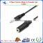 Custom 3.5mm Stereo Male To Female Aux Audio Cable for Headphone,Ipod,Car,Mp3