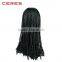 2016 hottest style 100% Japanese fiber lace front synthetic wig, kinky marley big braid wig