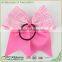 Super Star Cheer Bow in Purple, Black, White