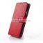 Red flip wallet leather case for Samsung galaxy S5