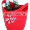 Popular Plastic Ice Bucket With Handle and Tong