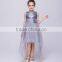 Hottest Sleeveless Satin Tulle Wedding Party Flower Girl Child Baby Dress Model