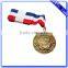 Personalized Logo Embossed Bronze Metal Medal