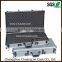 Hot sale factory price long with egg-shapped foam inserts good protection aluminum gun case