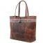 China supplier vintage genuine pure leather patent bag leather patent shopping handbags