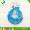 Fashion and popular design 1 LED plastic mini led flashlight keychain
