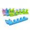 Free sample cartoon animal cow eva toe fingernail separator hign quality sponge toe separator for beauty solon