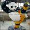 Custom Outdoor Landscape FRP Cartoon Kung Fu Panda Sculpture