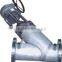 Jacketed Y type stop valve,Melt Stop Valve,Stainless Steel Valve