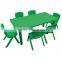 kids plastic table and chair in Nursery school