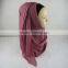 Zhejiang wholesale instant plain chiffon hijab for muslim ladies