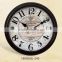 2016 Antique wooden vintage shabby design wall clock (18W05GL-235)